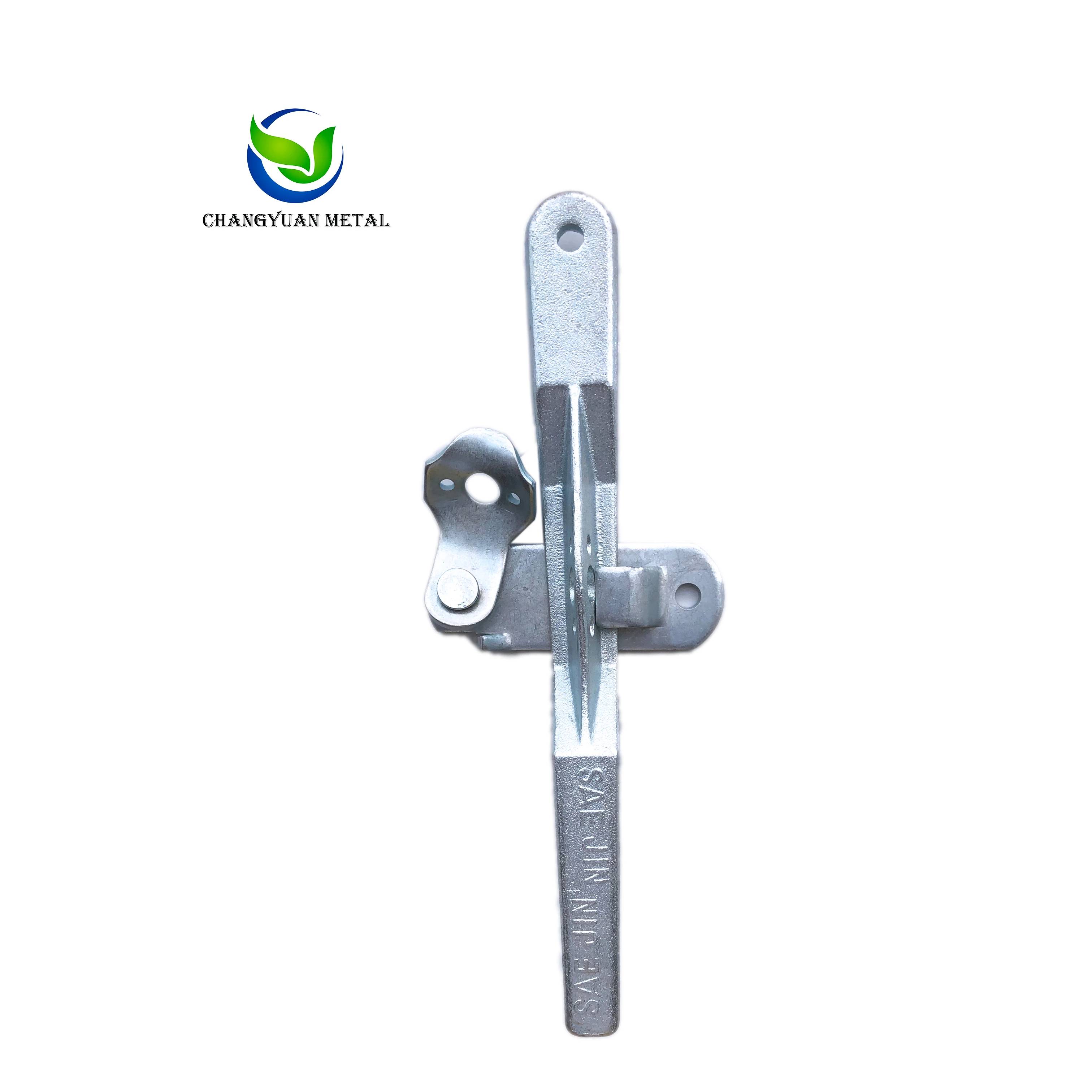 使用集装箱把手固定板增强集装箱安全性