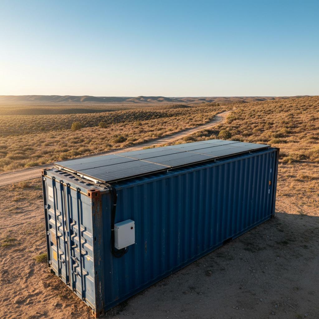 集装箱太阳能电池板助力清洁能源